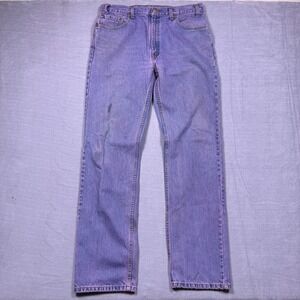 Vintage Levi Strauss 505 Mens Jeans‎ 36x36 Blue Denim Straight Leg Casual Pants